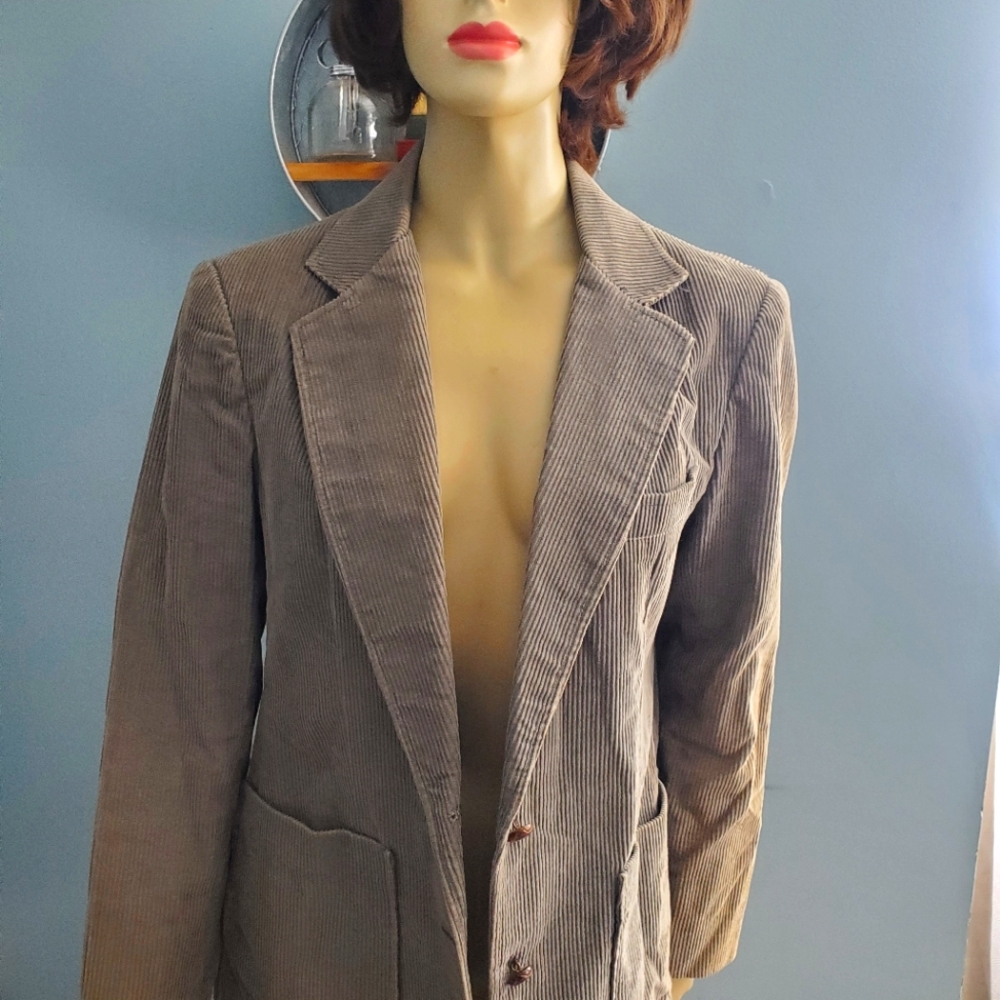 VIntage Jc Penny Corduroy Blazer/Jacket Ladies Sz 16